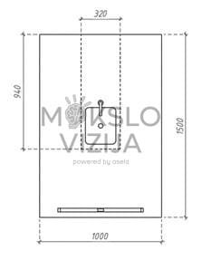 Pusbario aukščio mokinio stalas ASQ010036