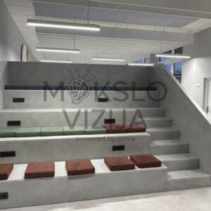 Amfiteatras pagrindinė fotografija, jauki erdvė mokiniams