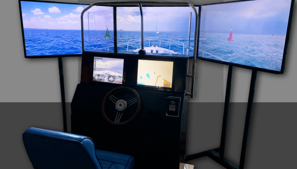 Jūrinių gelbėjimosi priemonių simuliatorius