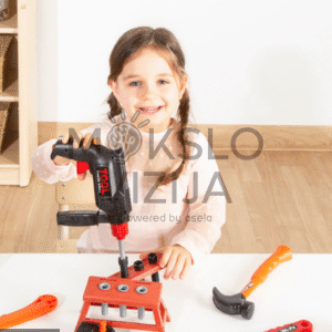 Žaisliniai įrankiai- 43 dalių rinkinys