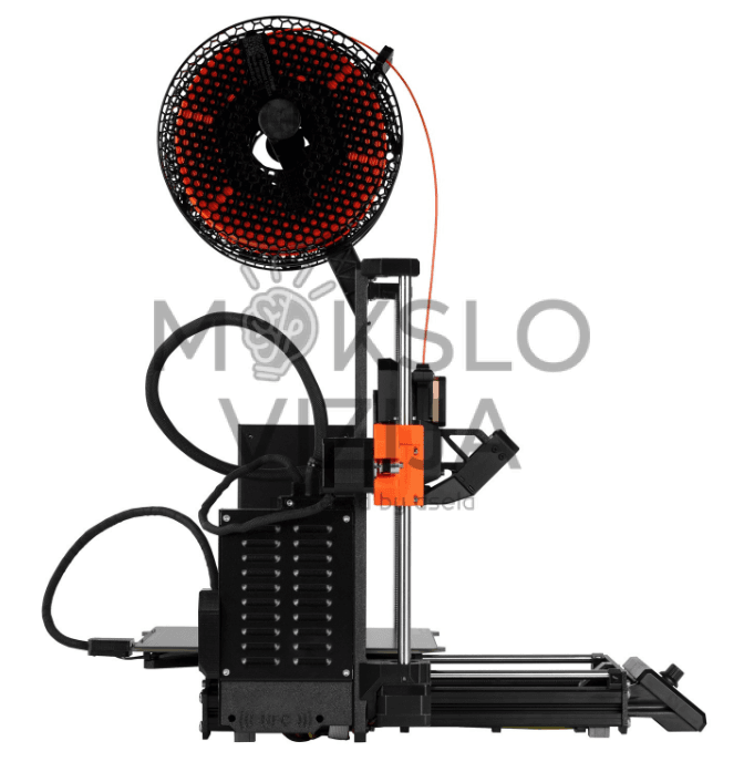 3D spausdintuvas „Mooz-2 Plus“ su litu korpusu, liečiamu ekranu, lazerio graviravimo ir CNC raižymo galimybėmis edukacijai.