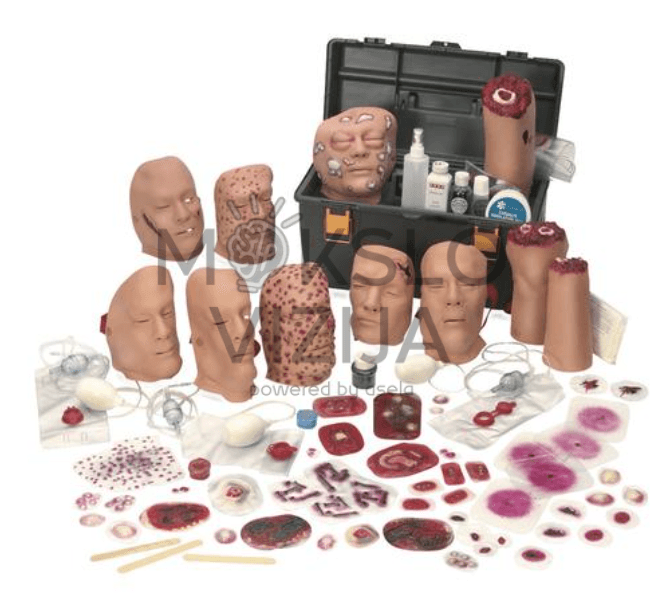 Žaizdų modeliavimo rinkinys ekstremalių situacijų mokymui