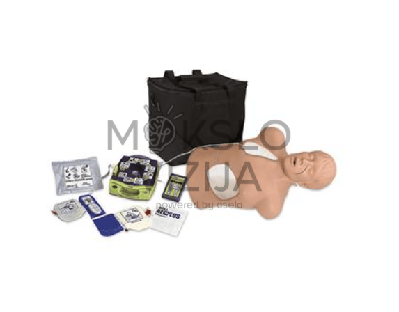 AED treniruoklis su Brad CPR manekenu mokymo scenarijams