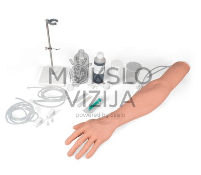 Medicinos mokymo priemonė rankos intramuskulinės injekcijos įgūdžiams lavinti