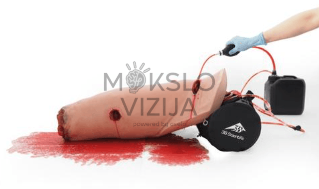 Kojos kraujavimo simuliatorius