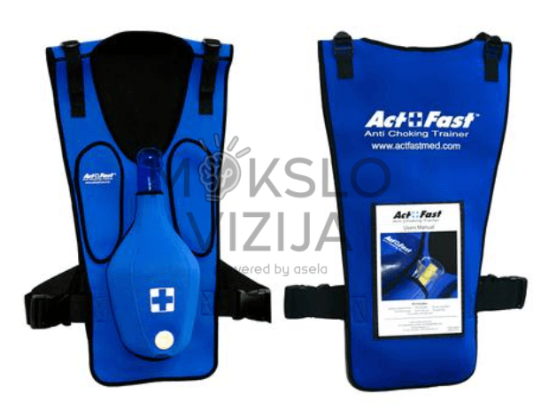 Užspringimo gelbėjimo treniruoklis pirmosios pagalbos mokymams