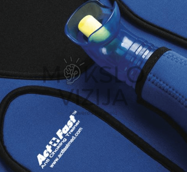 Treniruočių sistema užspringusio paciento gelbėjimo veiksmams