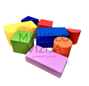 Edukacinis rinkinys iš 8 dalių pagal Montessori principus.