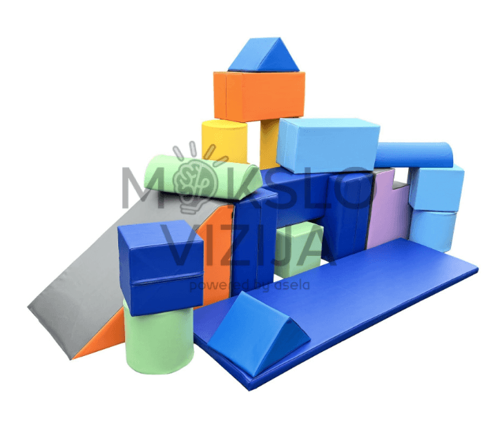 Sensorinis rinkinys fizinei veiklai, pusiausvyrai ir judesių koordinacijai skatinti.