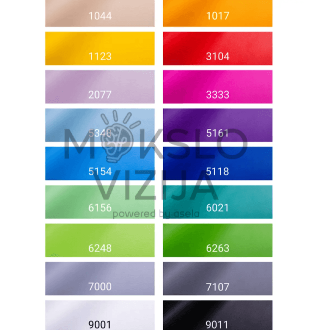 Sensorinių fotelių spalvų paletė, skirtingų spalvų sensoriniai minkštasuoliai