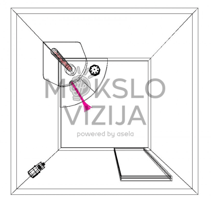 Pilnos komplektacijos sensorinis kampelis, MĮ0117