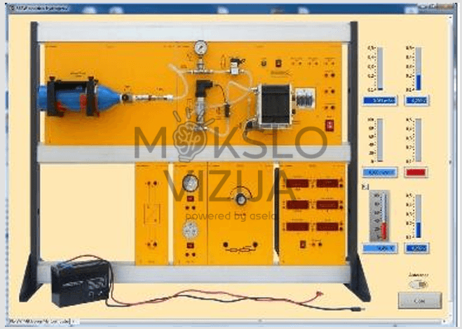 DL HYDROGEN-B Programinė įranga skirta kuro elementų mokymo sistemai
