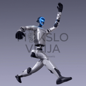 Pažangus humanoidinis robotas, sukurtas švietimo ir mokslinių tyrimų tikslams. Humanoidinis robotas švietimo tikslams.
