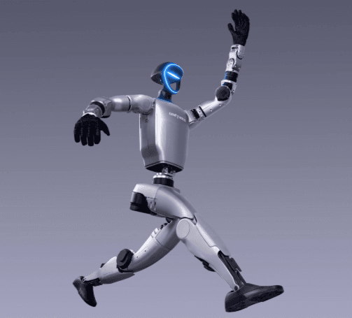 Pažangus humanoidinis robotas, sukurtas švietimo ir mokslinių tyrimų tikslams. Humanoidinis robotas švietimo tikslams.