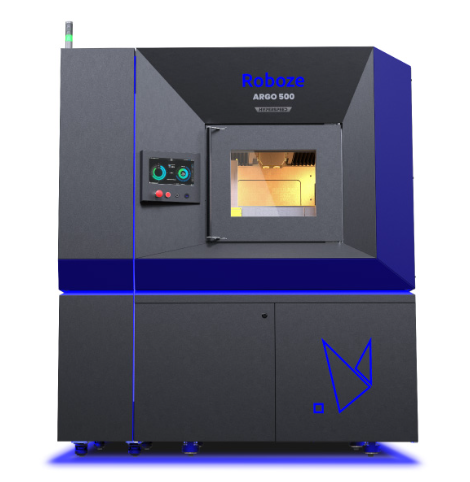 ARGO 500 Hyperspeed pramoninis 3D spausdintuvas. Sukurtas atitikti šiuolaikinių pramonės šakų poreikius, užtikrinant gamybos greitį ir pastovią kokybę.