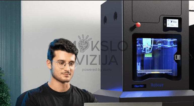 ROBOZE Spausdintuvas Sukurtas mokymo aplinkai, sujungia patogumą naudoti ir pažangias funkcijas, leidžiančias greitai įsisavinti technologiją.