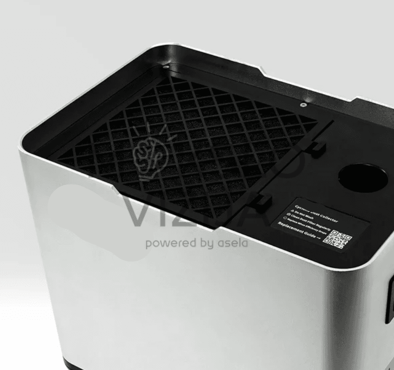 Cyclone Dust Collector dulkių surinkimo sistema su ciklono atskyrimu, talpa 6 l