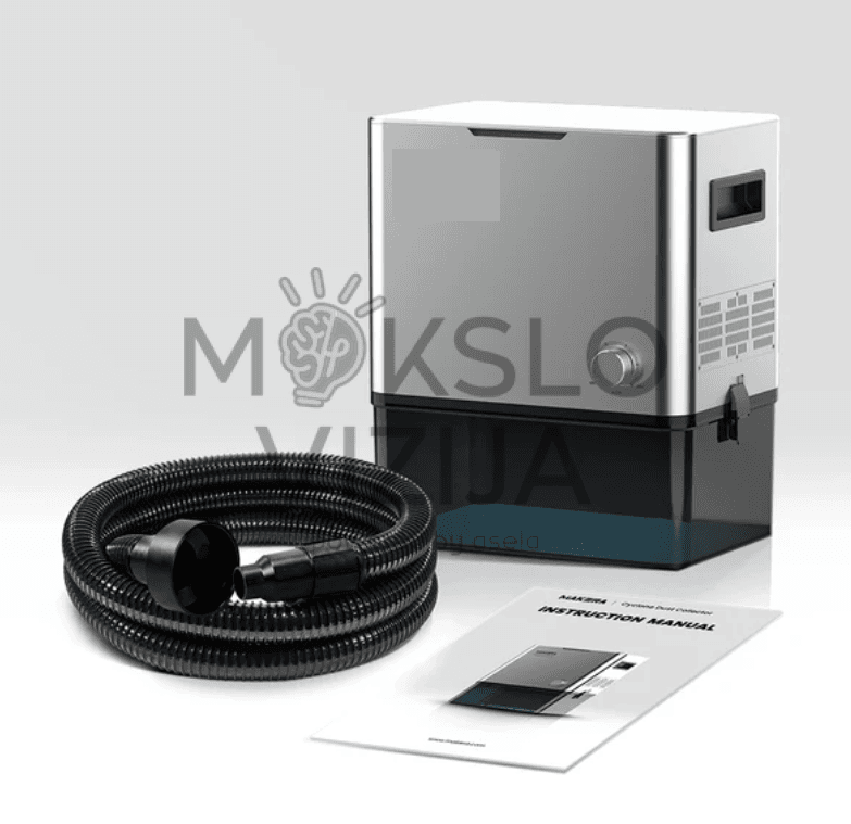 Stalo CNC dulkių surinkėjas Cyclone su HEPA filtru ir žemu triukšmo lygiu