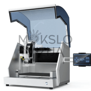 Carvera 4th Axis PCB Bundle – kompaktiška CNC frezavimo sistema su ketvirtos ašies moduliu, skirta 3D apdirbimui ir PCB gamybai.