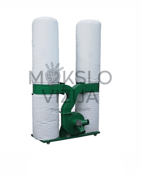 Dulkių surinkėjas palengvinantis darbą su staklėmis