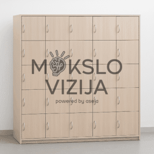 Spinta kuprinėms yra sukurta patogiam ir tvarkingam mokinių daiktų laikymui