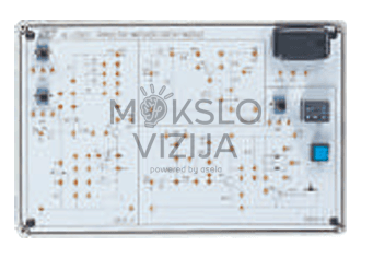 Elektros ir elektronikos grandinių eksperimentinis modulis su iš anksto paruoštomis mokomosiomis schemomis
