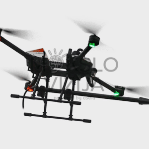 Profesionalus plovimo dronas su aukšto slėgio purškimo sistema ir valymo įranga išoriniams paviršiams.