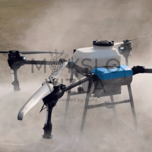 Žemės ūkio dronas sukurtas efektyviam pesticidų purškimui ir trąšų barstymui.