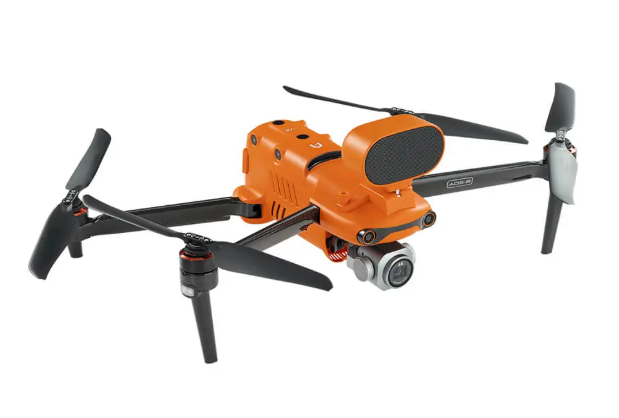 Autel EVO II Pro Enterprise V3 dronas iš šono su stabilizuota kamera