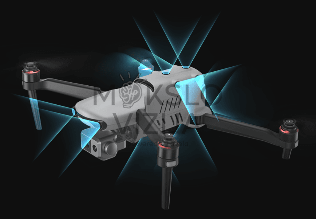 Autel EVO II Dual 640T V3 dronas su kliūčių aptikimo ir vengimo funkcija