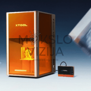 5 W UV lazerinis graviravimo įrenginys edukacijos centrams, skirtas mikrograviravimui ir tiksliam ženklinimui ant plastiko, stiklo ir elektronikos plokščių mokymo laboratorijose.