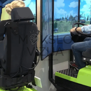 Vienu metu galima mokyti kelis operatorius ir organizuoti bendras praktines užduotis realioje mokymo aplinkoje.