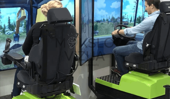 Vienu metu galima mokyti kelis operatorius ir organizuoti bendras praktines užduotis realioje mokymo aplinkoje.