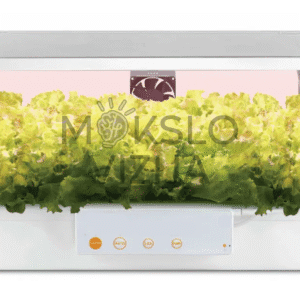 OPCOM Farm Grow Box-2 hidroponikos auginimo sistema su salotomis, integruotas valdymo pultas, patalpų auginimas.