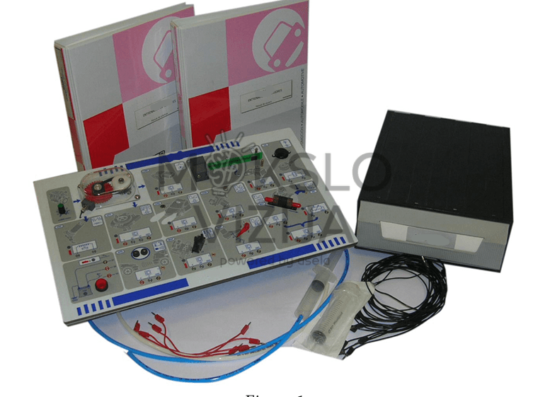 ADA 303 transporto priemonės jutiklių mokymo stendas su integruotais jutiklių moduliais ir matavimo taškais