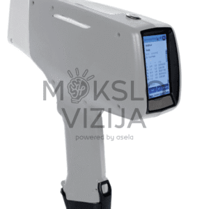 HSM-A310 rankinis XRF analizatorius metalų ir lydinių elementinei sudėčiai nustatyti pramonėje ir kokybės kontrolėje.