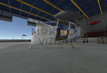 Sistema siūlo įvairius mokomuosius scenarijus, leidžiančius lavinti purškimo techniką ir vertinti rezultatą realiu laiku.