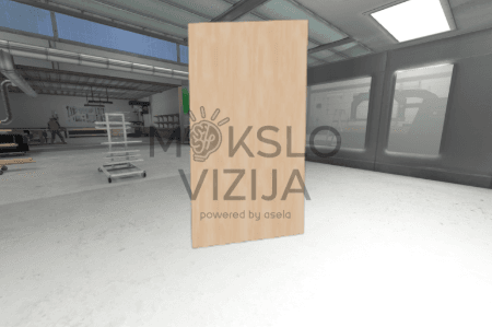 SimSpray GO mobilus dažymo simuliatorius su ratukais transportavimui