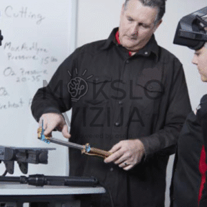 Virtualios realybės suvirinimo simuliatorius mokymui su instruktoriumi profesinio rengimo centre