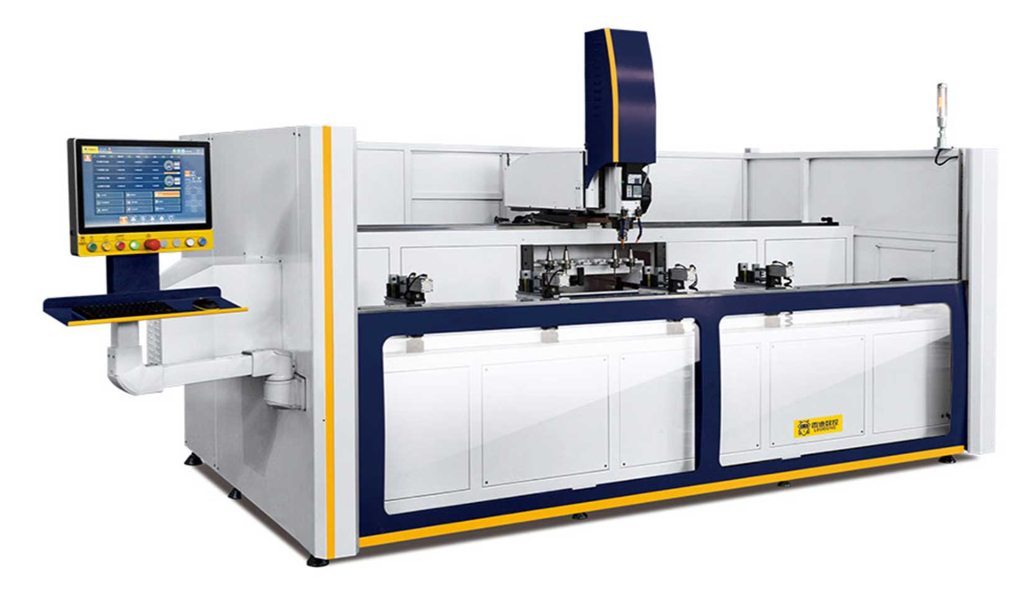 Pramoninis CNC frezavimo centras aliuminio langų ir durų profilių gamybai