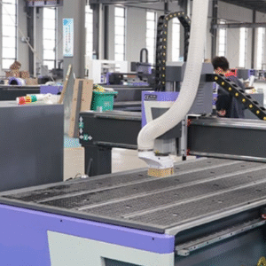 CNC frezavimo staklės 1300x2500 mm su vakuuminiu stalu medienos ir plastiko apdirbimui