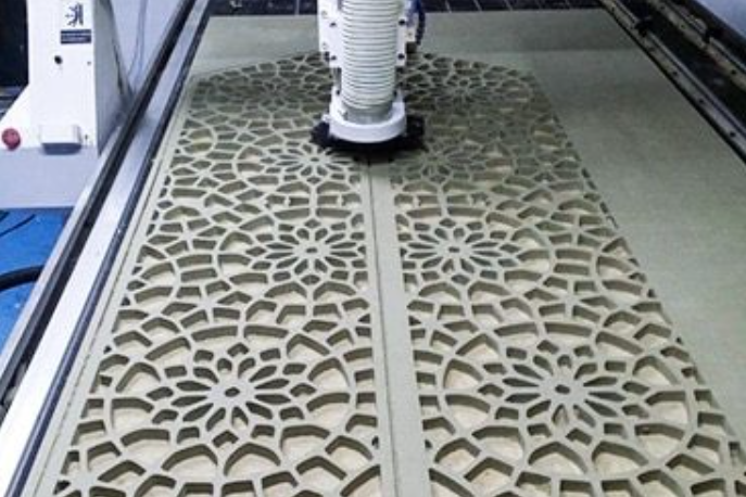 CNC išpjautos dekoratyvinės MDF plokštės su ornamentais