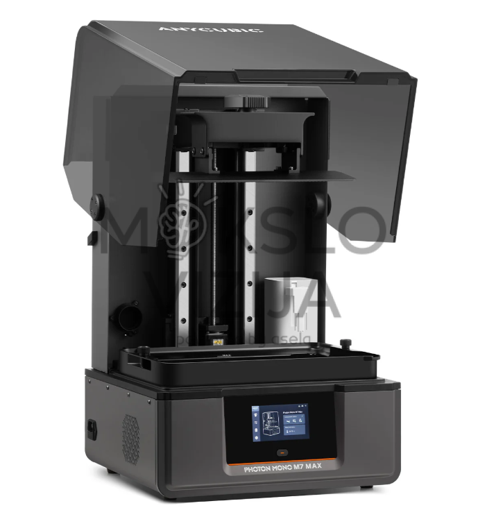 Uždaro tipo dervinis 3D spausdintuvas su dideliu LCD ekranu ir talpia spausdinimo vonelė