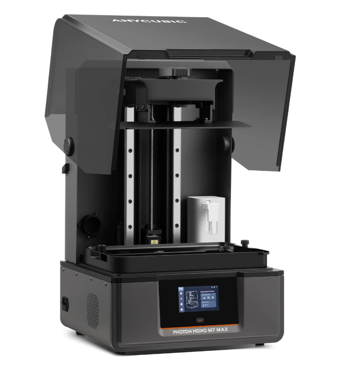 Uždaro tipo dervinis 3D spausdintuvas su dideliu LCD ekranu ir talpia spausdinimo vonelė