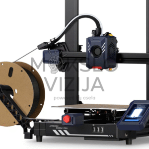 FDM 3D spausdintuvas su šoniniu gijų laikikliu ir greitaeige spausdinimo galvute