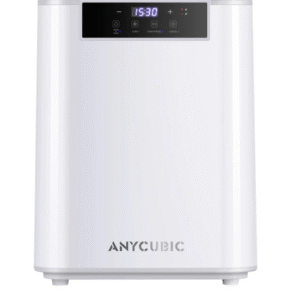 Baltos spalvos 3D plovimo ir UV kietinimo įrenginys su skaitmeniniu laikmačiu ir valdymo paneliu viršuje