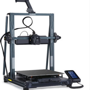 Didelio formato FDM 3D spausdintuvas su atvira konstrukcija, šildoma platforma ir išoriniu jutikliniu valdymo pultu