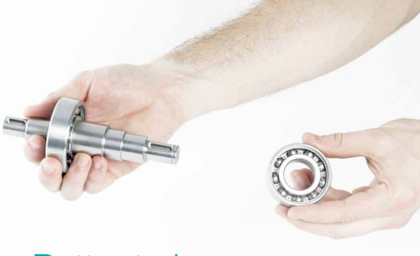 Sliekinės pavaros mokymo rinkinys su pavaros korpusu, sliekine ašimi, krumpliaračiu ir guoliais mechanikos laboratorijoms.