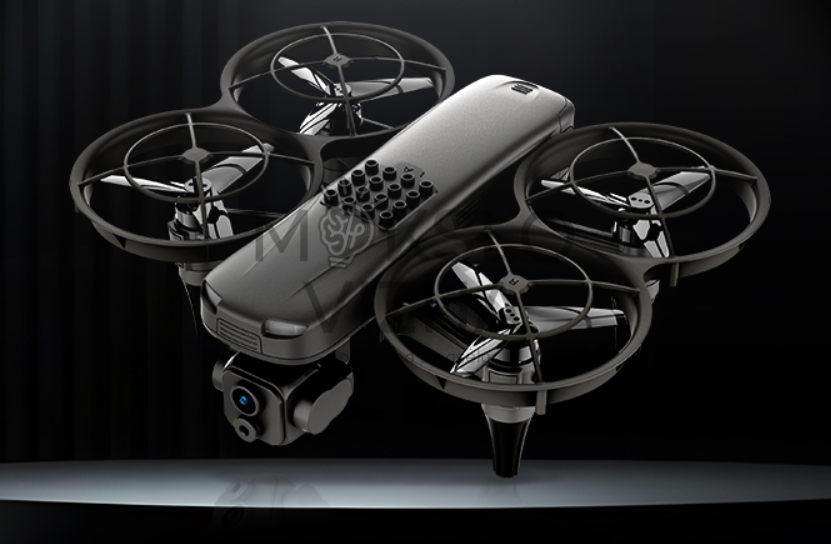 kompaktiškas mokomasis dronas su apsaugotais propeleriais STEM mokymui