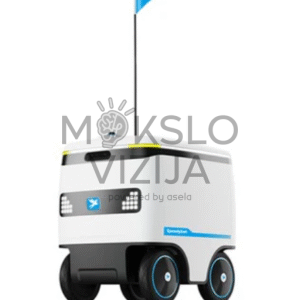 autonominis pristatymo robotas logistikai, pristatymo robotas universitetams ir verslo parkams, išmanus siuntų transportavimo robotas su autonomine navigacija